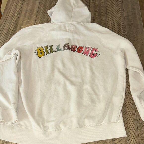 Billabong’s Sailing ⛵️Hoodie with Back Fade Logo Kangaroo 🦘 Pockets🚤 Rope pulls - Picture 5 of 17